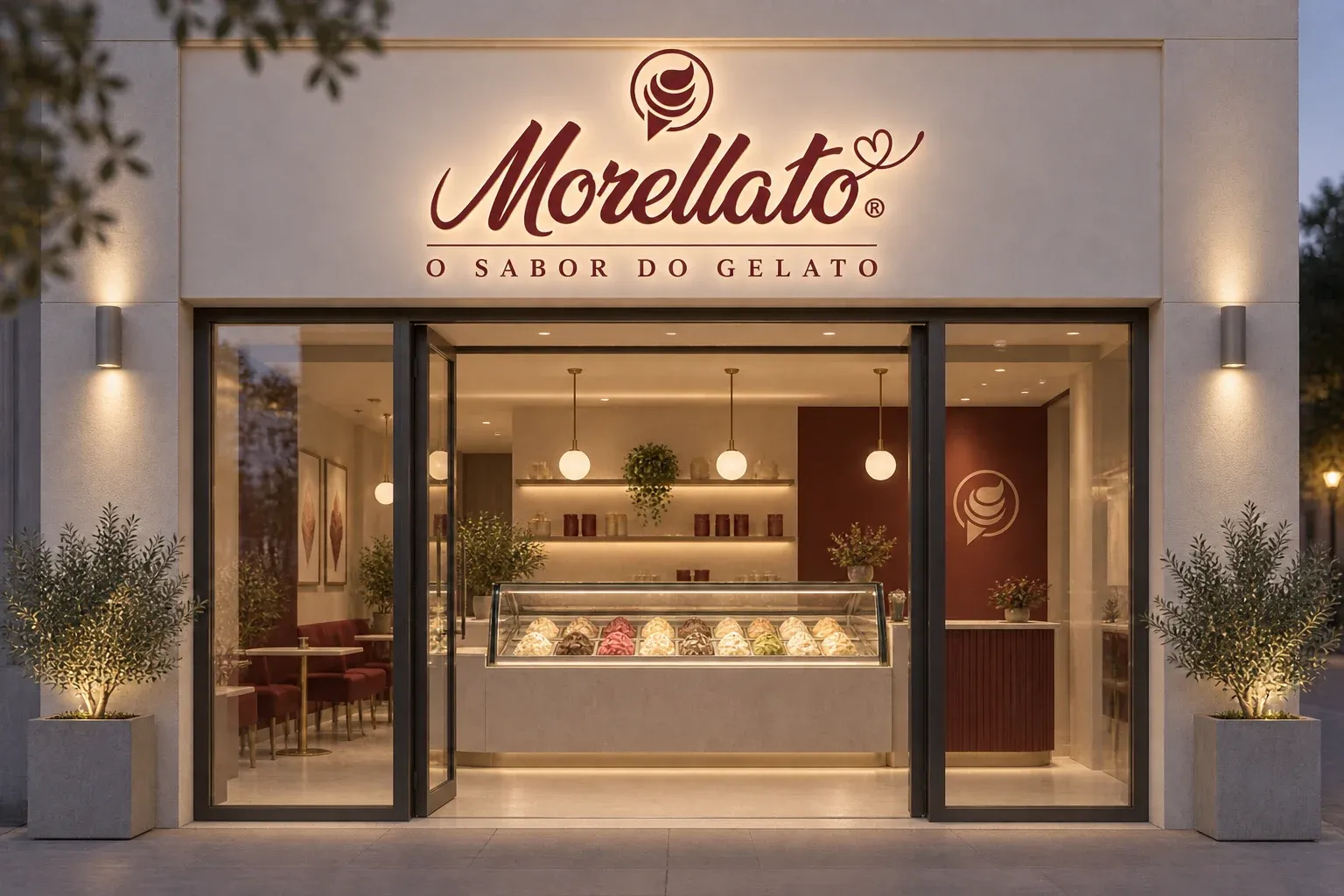 Morellato gelato shop front